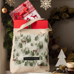 Watercolor Winter Forest Seamless Pattern Tote Bag<br><div class="desc">Embrace the serene beauty of winter with our Watercolor Winter Forest Seamless Pattern. This exquisite design captures the enchanting essence of a snow-covered forest,  perfect for adding a touch of seasonal magic to your life.</div>