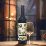 Watercolor Winter Forest Seamless Pattern Wine Label<br><div class="desc">Embrace the serene beauty of winter with our Watercolor Winter Forest Seamless Pattern. This exquisite design captures the enchanting essence of a snow-covered forest,  perfect for adding a touch of seasonal magic to your life.</div>
