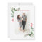 Watercolor Winterberry and Holly Photo Christmas