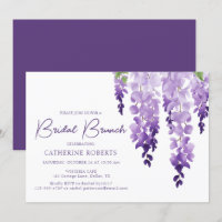 Watercolor Wisteria | Bridal Brunch