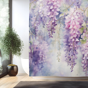 Watercolor Wisteria Whispers