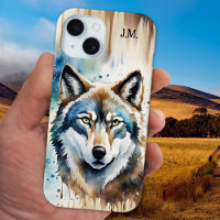 Watercolor Wolf Animal Lover