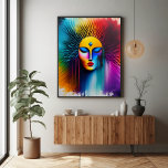 Watercolor Woman Abstract Ai Art     Poster<br><div class="desc">Add a touch of creativity and elegance to your walls with Watercolor Woman Abstract Ai Art.
 Perfect for home decor or as a gift for loved ones,  this unique and sophisticated wall art is sure to impress.</div>
