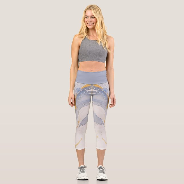 Watercolor Wonderland Discover the Best Leggings (Front)
