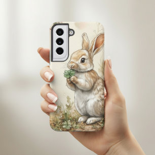 Watercolor Woodland Bunny Nature Samsung Galaxy Case