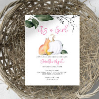 Watercolor Woodland Fall Themed Baby Shower
