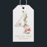 Watercolor Woodland Kids Fourth Birthday Party Gift Tags<br><div class="desc">Invite guests to your event with these customizable fourth birthday party gift tags. It features watercolor fairytale woodland. Personalize these woodland birthday gift tags by adding your details. These rabbit birthday thank you gift tags are perfect for any birthday theme or season.</div>