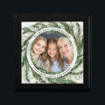 Watercolor wreath botanical elegant photo gift gift box<br><div class="desc">Watercolor wreath eucalyptus botanical elegant photo gift. Grandmother text can be customised to say mom,  dad,  grandfather,  brother,  uncle,  sister,  aunty,  pup,  abuela any text of your choosing. A stunning classy elegant design.</div>