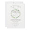 Watercolor Wreath Engagement Party Invitation