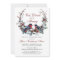 Watercolor Wreath & Red Birds Christmas Party
