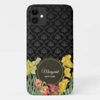 Watercolor Yellow Orange Spring Flowers Case-Mate