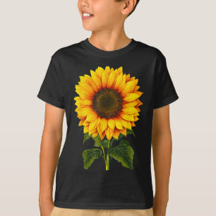 Watercolor yellow sunflower botanical garden summe T-Shirt