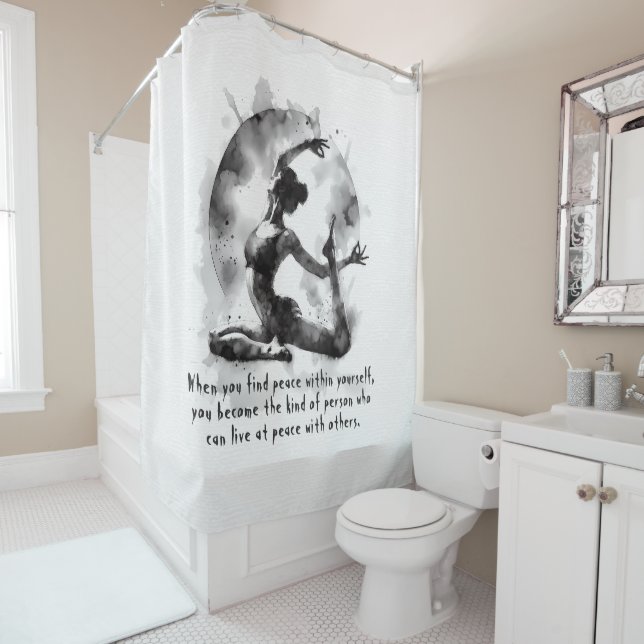 Watercolor Yoga Reiki One-Legged King Pigeon Pose (In Situ)