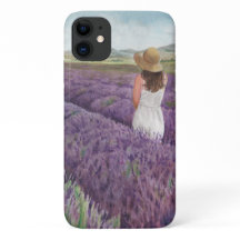 Watercolor Young Living Mona, Utah Lavender Farm 