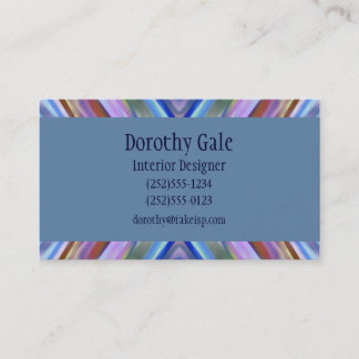 Watercolored - Brightly Coloured Abstract Business Card