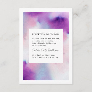 Watercolored Frame Enclosure Card