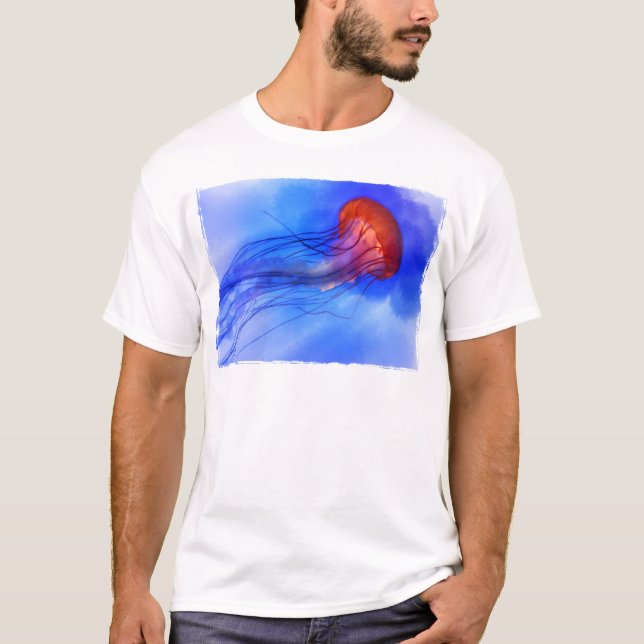 Watercolored Jellyfish T-Shirt (Front)