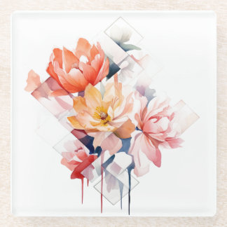 Watercolorful Flowers: "My Kitchen" Coaster