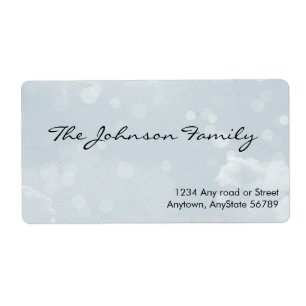 Watercolors Address Label