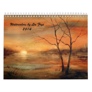 Watercolors by Lin Frye 2014 Calendar