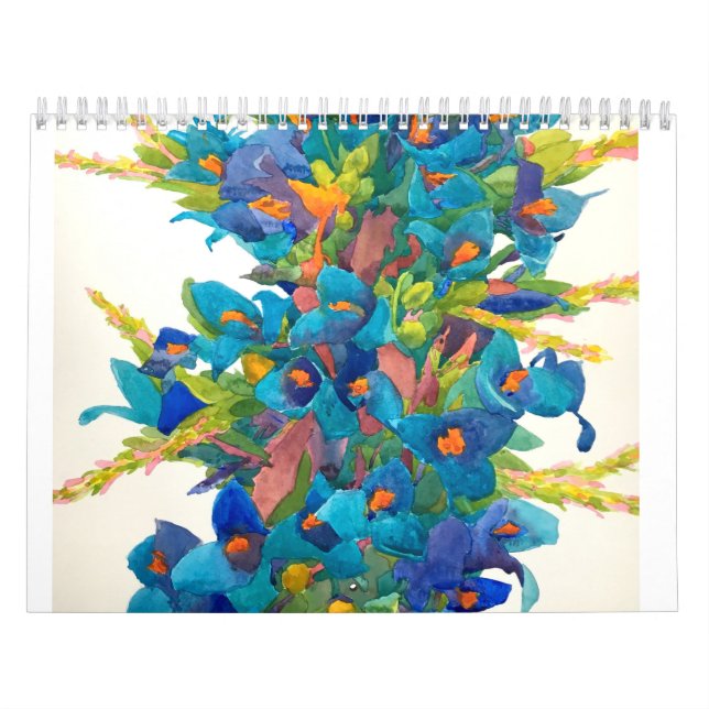 Watercolors by robinpurcell@gmail.com calendar (Cover)