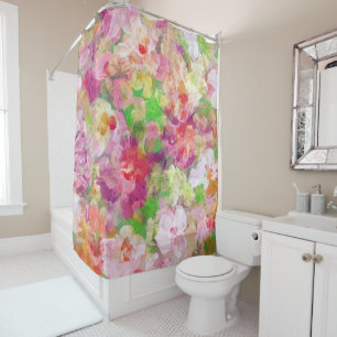 Watercolors Colourful Floral Collage