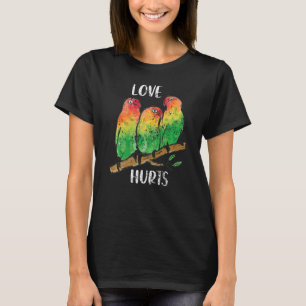 Watercolors Colourful Parrots Parrot Lover Cockato T-Shirt