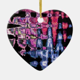 Watercolors design ceramic ornament