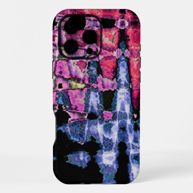 Watercolors design iPhone case (Back)