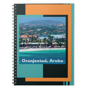 Watercolors of Oranjestad, Aruba Notebook