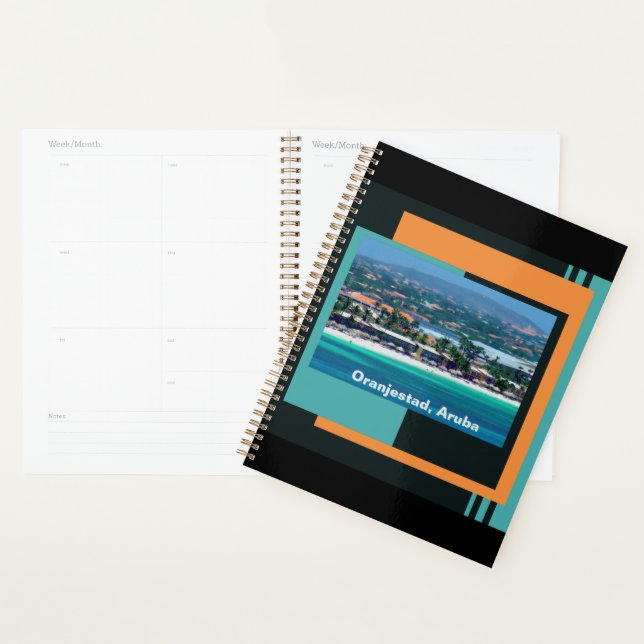 Watercolors of Oranjestad, Aruba Planner (Display)