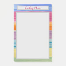 WATERCOLORS Post-It Notes