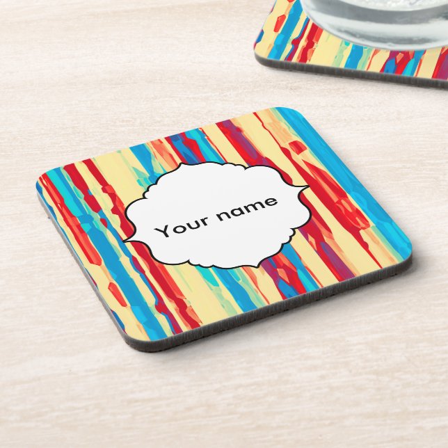 Watercolors texture coaster (Left Side)