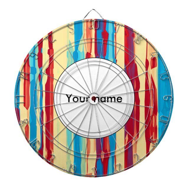 Watercolors texture dartboard (Front)