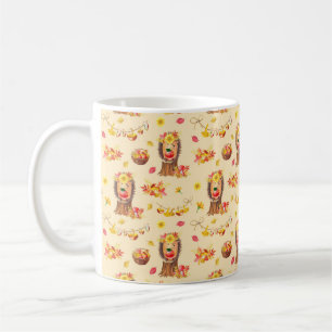 Watercolour Autumn seamless pattern. Cute watercol Coffee Mug