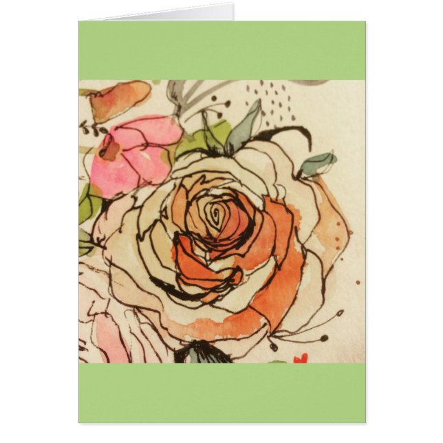 Watercolour bloom 3 (Front)