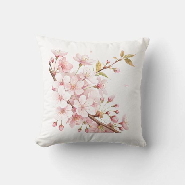 Watercolour Blossoms Beautiful Pillow Cover 