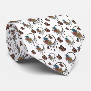 Watercolour Boho Pattern Tie