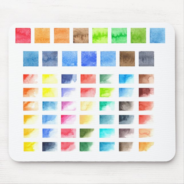 Watercolour creative design. mouse pad (Front)