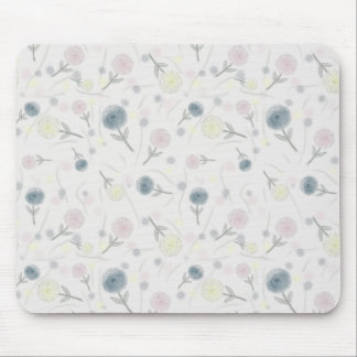 Watercolour Dahlia's  Mouse Pad