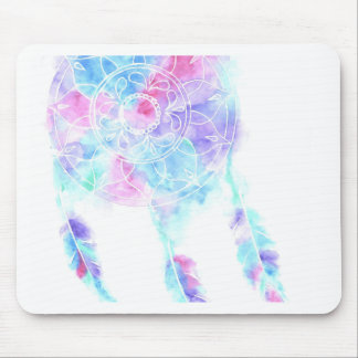 Watercolour Dreamcatcher Mouse Pad