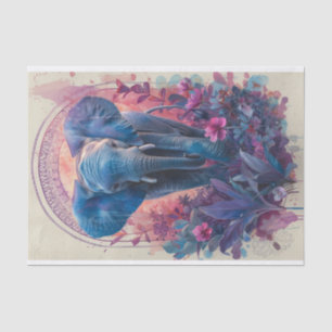 Watercolour Elephant Tissue Paper