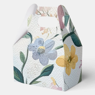 Watercolour Floral Mothers Day Party Favour Box