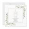 Watercolour Greenery Baptism Christening
