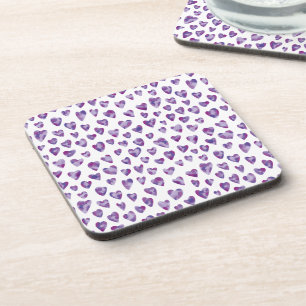 Watercolour Heart Coaster