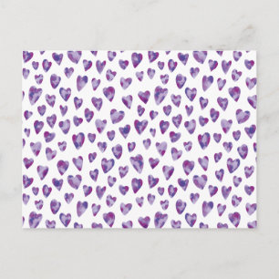 Watercolour Heart Postcard
