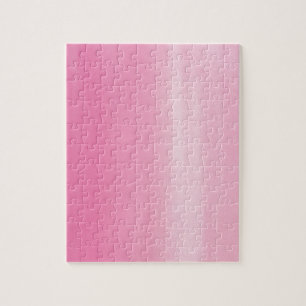 Watercolour Pink Abstract Ombre Pattern Jigsaw Puzzle