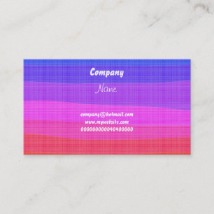 Watercolour Rainbow, Business Card