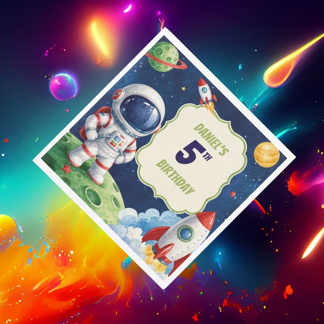 Watercolour Space Theme Napkin (Creator Uploaded)