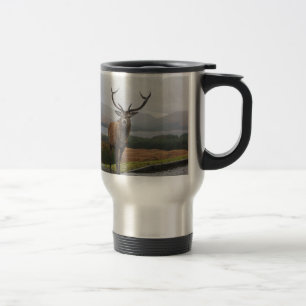 Watercolour Stag Travel Mug
